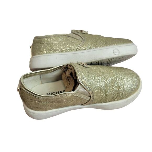 Michael Kors gold slip on Sneaker 9 - Picture 4 of 8